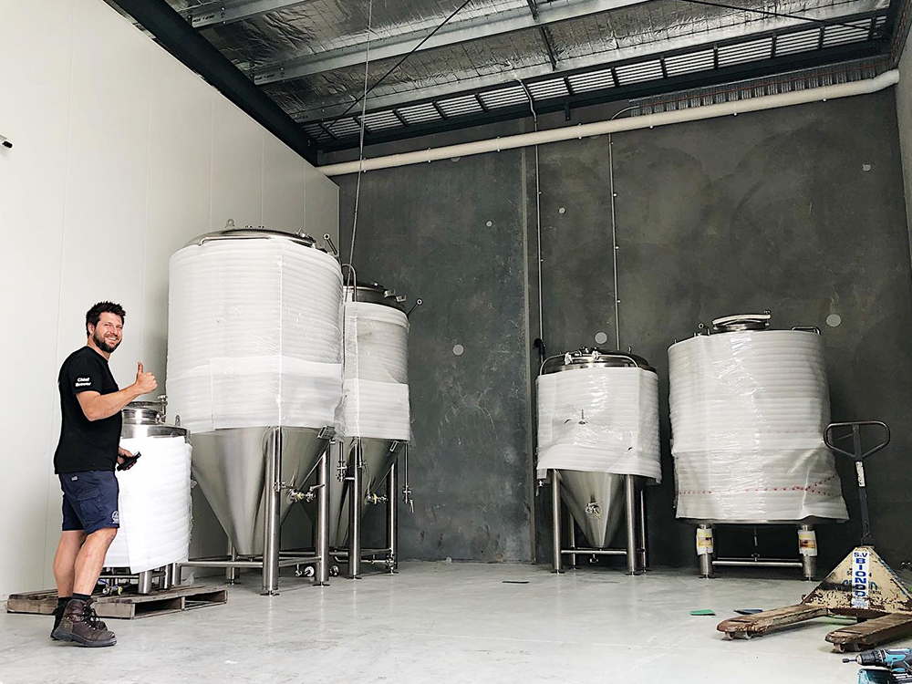 brewery fermentation tanks,conical fermentation vessel